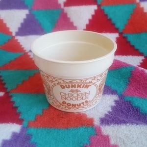 UNIQUE DUNKIN' DONUTS CHICKEN NOODLE CUP RARE VINT